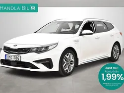 Vit Begagnad 2019 Kia Optima Hybrid Advance Sedan | 199 900 kr (Bra pris)