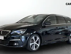 Svart (black) Begagnad 2017 Peugeot 308 GT Kombi | 159 900 kr (Marknadspris)