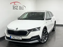 Vit Begagnad 2021 Skoda Octavia Scout Kombi | 289 900 kr (Marknadspris)