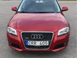 Röd Begagnad 2009 Audi A3 Sportback Comfort Halvkombi | 59 000 kr (Marknadspris)