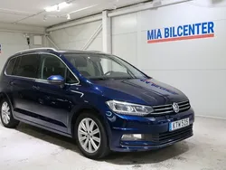 Mörkblå (blå) Begagnad 2017 VW Touran GT Minibuss | 199 000 kr (Marknadspris)