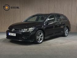 Svart Begagnad 2017 VW Golf VII GT Kombi | 137 900 kr (Marknadspris)