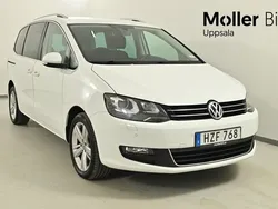 Vit Begagnad 2016 VW Sharan Minibuss | 244 900 kr (Marknadspris)