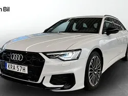 Glaciärvit metallic Begagnad 2024 Audi A6 S-Line Kombi | 599 000 kr (Dyr)