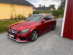 Röd Begagnad 2015 Mercedes C250 Kombi | 169 000 kr (Dyr)