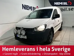 Vit Begagnad 2015 VW Caddy S Minibuss | 139 900 kr (Dyr)