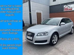 Silver Begagnad 2009 Audi A3 Sportback Attraction Halvkombi | 75 900 kr
