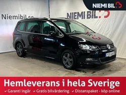 Svart Begagnad 2018 VW Sharan Minibuss | 329 900 kr (Lite dyr)