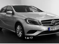 Silver Begagnad 2013 Mercedes A180 Halvkombi | 135 000 kr (Marknadspris)