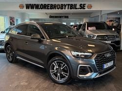 Grå Begagnad 2021 Audi Q5 Sportback S-Line SUV | 499 900 kr (Marknadspris)