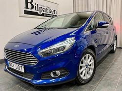 Blå Begagnad 2016 Ford S-MAX Titanium Minibuss | 159 900 kr (Lite dyr)