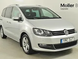Silver Begagnad 2018 VW Sharan Highline Minibuss | 239 900 kr (Bra pris)