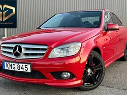 Ljusröd Begagnad 2009 Mercedes C200 AMG Sedan | 99 900 kr (Marknadspris)