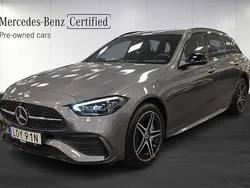 Grå Begagnad 2024 Mercedes C300e AMG Kombi | 509 000 kr (Bra pris)