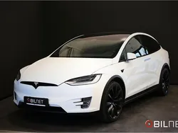 Vit Begagnad 2020 Tesla Model X Long Range SUV | 489 900 kr (Bra pris)