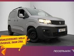 Grå Begagnad 2018 Peugeot Partner Minibuss | 104 900 kr (Marknadspris)
