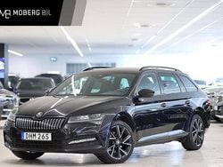 Svart Begagnad 2021 Skoda Superb SportLine Kombi | 279 900 kr (Dyr)