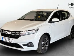 Vit Ny 2025 Dacia Sandero Expression Halvkombi | 219 900 kr (Marknadspris)