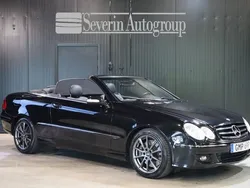 Svart Begagnad 2006 Mercedes CLK500 Cab | 149 000 kr