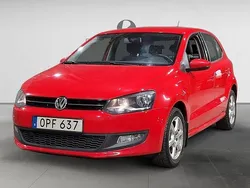 Röd Begagnad 2014 VW Polo Halvkombi | 82 900 kr (Marknadspris)