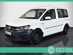 Vit Begagnad 2019 VW Caddy Life Minibuss | 189 900 kr