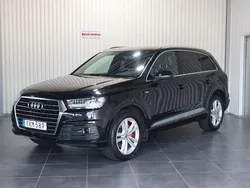 Svart Begagnad 2017 Audi Q7 S-Line SUV | 359 900 kr (Marknadspris)