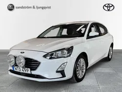 Vit Begagnad 2019 Ford Focus Titanium Halvkombi | 159 000 kr