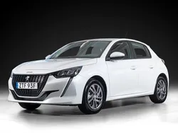 Vit (vit metallic) Begagnad 2020 Peugeot 208 Active Halvkombi | 139 000 kr (Marknadspris)