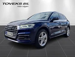 Blå Begagnad 2019 Audi Q5 S-Line SUV | 349 000 kr (Marknadspris)