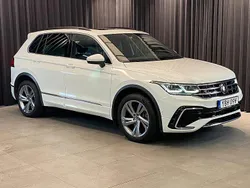 Vit Begagnad 2022 VW Tiguan R-line SUV | 374 900 kr (Lite dyr)