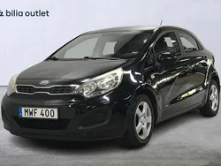 Svart Begagnad 2012 Kia Rio Halvkombi | 59 900 kr (Bra pris)