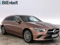Ljusbrun (brun) Begagnad 2022 Mercedes CLA250e Shooting Brake Premium Plus Kombi | 299 900 kr (Superpris)