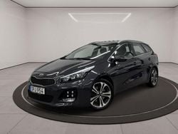 Mörkgrå (grå metallic) Begagnad 2017 Kia Ceed Sportswagon GT-Line Kombi | 129 900 kr (Lite dyr)