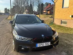 Svart Begagnad 2015 BMW 318 Sport Line Kombi | 115 000 kr (Marknadspris)