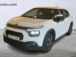 Vit Begagnad 2021 Citroën C3 PureTech Halvkombi | 105 000 kr (Marknadspris)