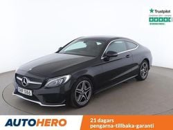 Svart Begagnad 2016 Mercedes C200 AMG line Sportkupé | 195 000 kr (Bra pris)