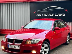 Röd Begagnad 2007 BMW 318 Advantage Sedan | 49 900 kr (Marknadspris)