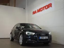 Svart Begagnad 2015 Audi A3 Sportback Halvkombi | 179 900 kr (Marknadspris)