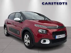 Röd Begagnad 2017 Citroën C3 PureTech Halvkombi | 139 900 kr (Dyr)
