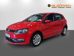 Röd Begagnad 2015 VW Polo Halvkombi | 119 900 kr (Lite dyr)