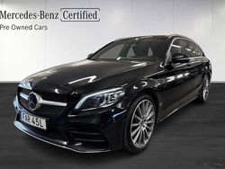 Svart Begagnad 2019 Mercedes C300e AMG line Kombi | 265 000 kr (Dyr)