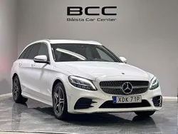 Vit Begagnad 2019 Mercedes C200 AMG line Kombi | 269 900 kr (Marknadspris)