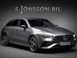 Mörkgrå (bergsgrå metallic) Begagnad 2024 Mercedes CLA250e Shooting Brake Advanced Plus Kombi | 409 000 kr (Dyr)