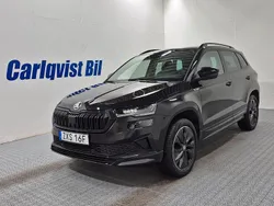 Svart (black magic metallic) Begagnad 2023 Skoda Karoq SportLine SUV | 375 000 kr (Lite dyr)