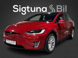 Röd Begagnad 2018 Tesla Model X SUV | 349 900 kr (Bra pris)