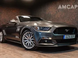 Grå Begagnad 2016 Ford Mustang GT Convertible Cab | 469 500 kr (Marknadspris)