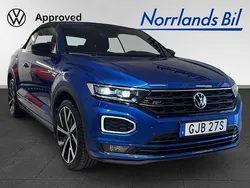 Blå (ravenna blue metallic bla) Begagnad 2022 VW T-Roc Cabriolet Cab | 319 000 kr