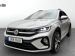 Silver (reflex silver metallic) Begagnad 2025 VW Taigo R-line SUV | 279 900 kr (Lite dyr)