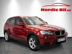 Röd Begagnad 2013 BMW X3 SUV | 159 900 kr (Marknadspris)