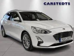 Vit Begagnad 2018 Ford Focus Titanium Kombi | 169 900 kr (Dyr)